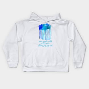 Walk in the rain Cloud Kids Hoodie